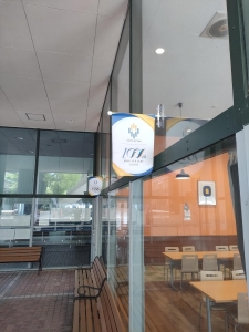 100周年装飾 場所：東京成徳大学高等学校（高等部）