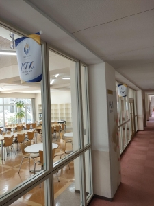 100周年装飾 場所：東京成徳大学高等学校（高等部）