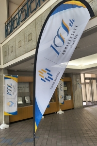 100周年装飾 場所：東京成徳大学中学・高等学校（中高一貫部）