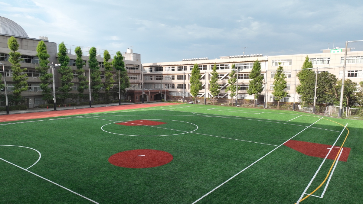 東京成徳大学高等学校 グラウンドリニューアル（人工芝張替え）