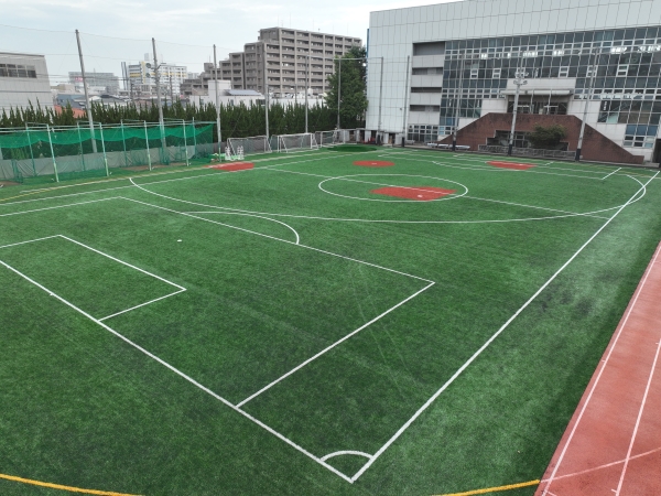東京成徳大学高等学校 グラウンドリニューアル（人工芝張替え）
